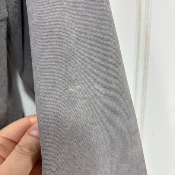 Vintage Dawn Joy Gray Suede Suit Skirt‎ Set size 10 Retro Work Business School - Picture 13 of 14